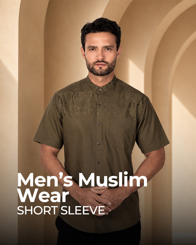 Men's Muslim Wear Short Sleeve