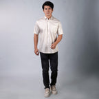 Kemeja Batik Sagara Lengan Pendek 202 White Coffee