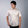 Kemeja Batik Sagara Lengan Pendek 202 White Coffee