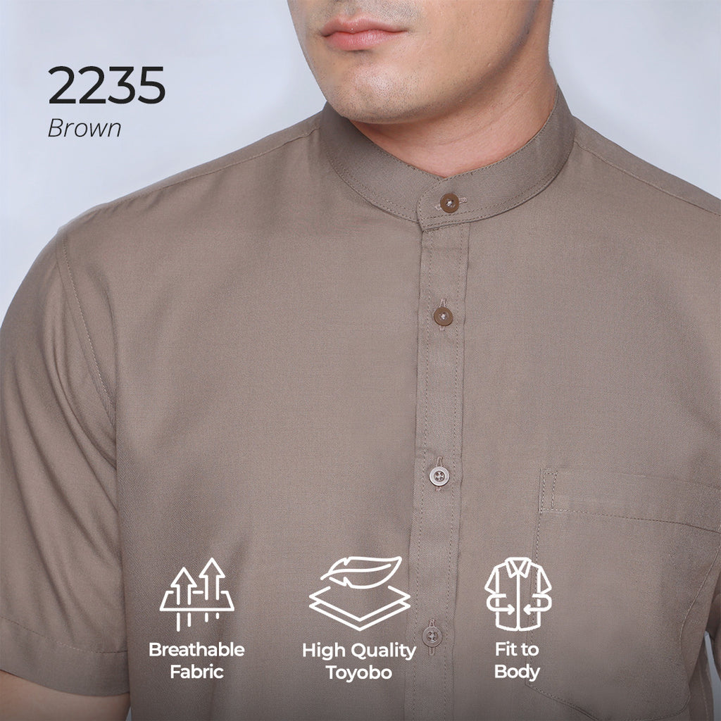 Koko Shanghai Lengan Pendek 2235 Brown