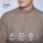 Koko Shanghai Lengan Pendek 2235 Brown