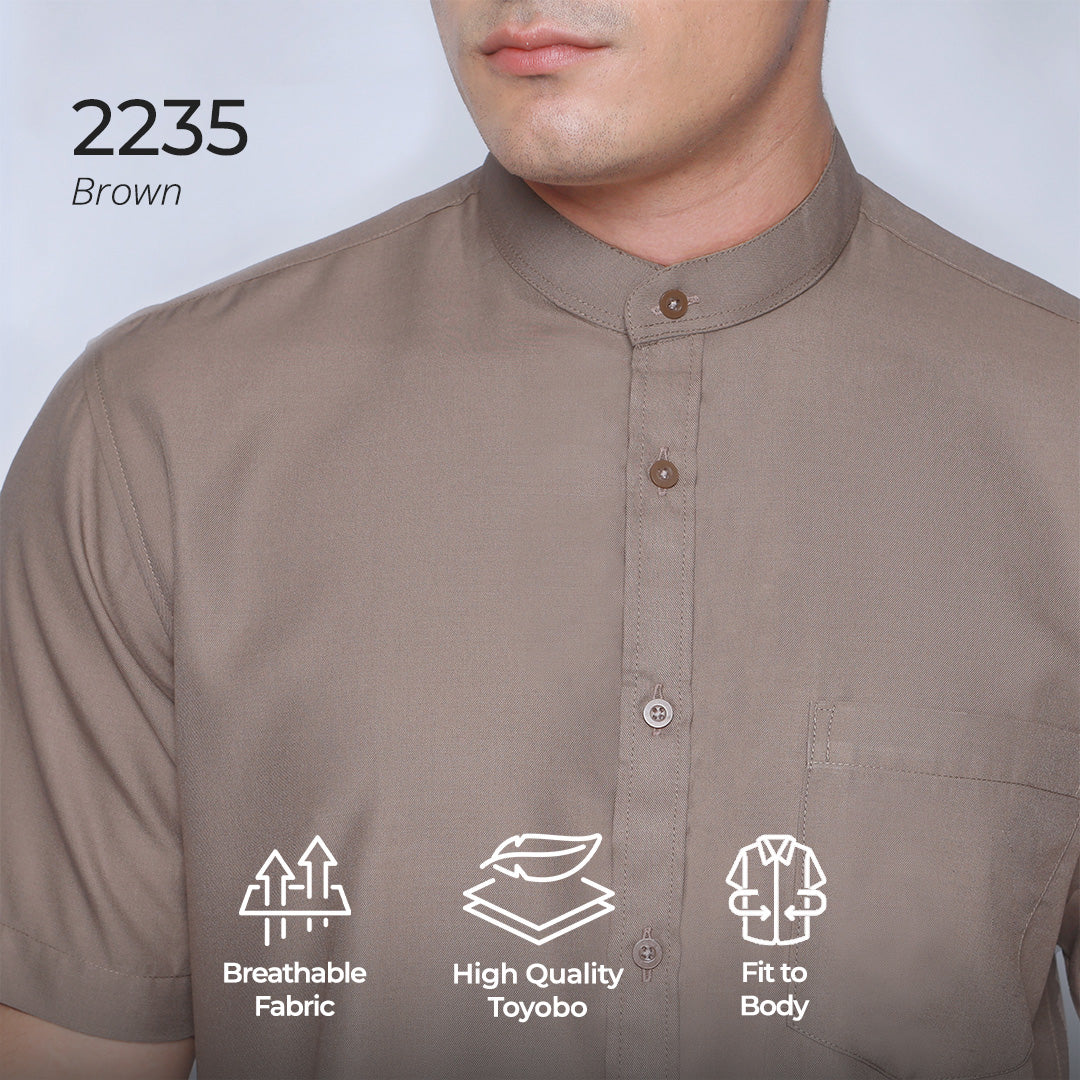 Koko Shanghai Lengan Pendek 2235 Brown