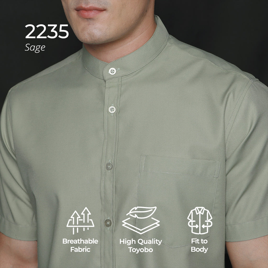 Koko Shanghai Lengan Pendek 2235 Sage