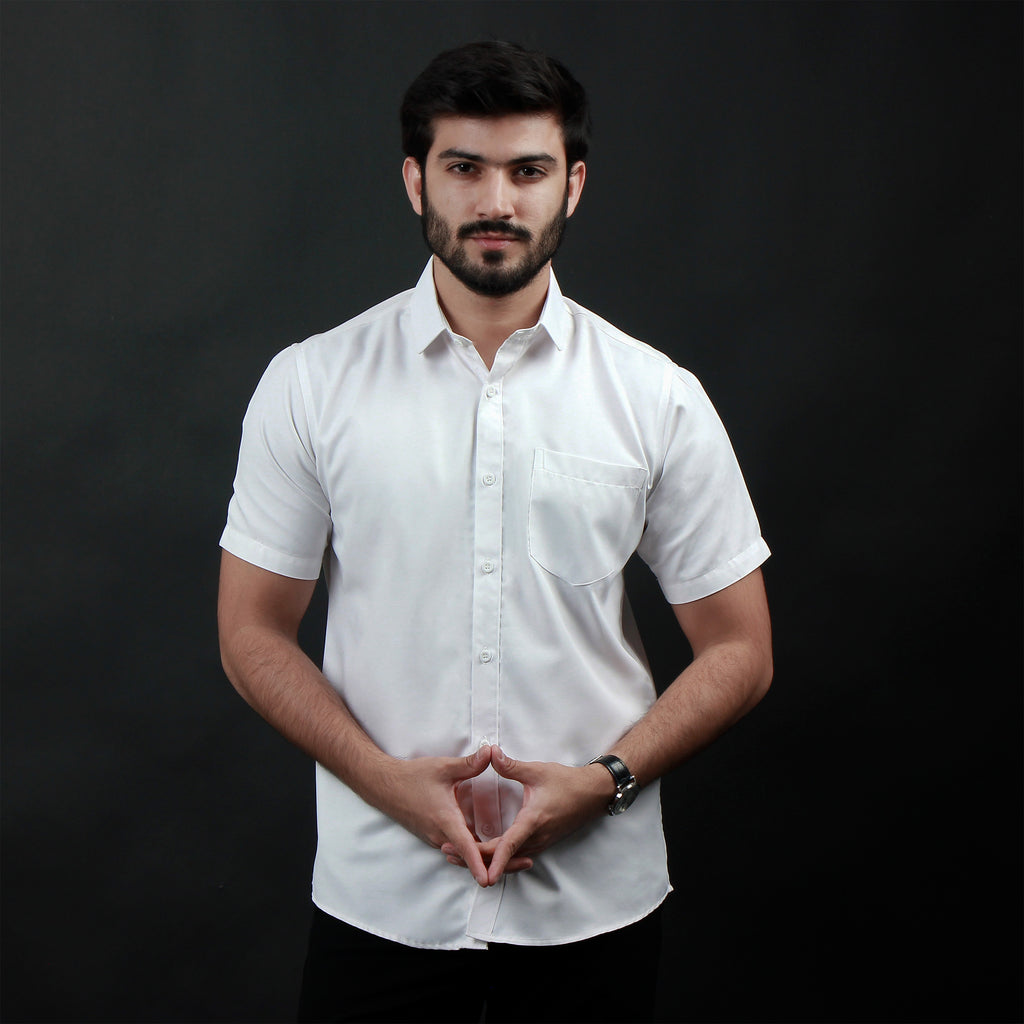 Kemeja Premium Gallant Lengan Pendek 2334 White