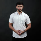 Kemeja Premium Gallant Lengan Pendek 2334 White
