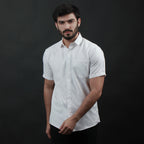 Kemeja Premium Gallant Lengan Pendek 2334 White
