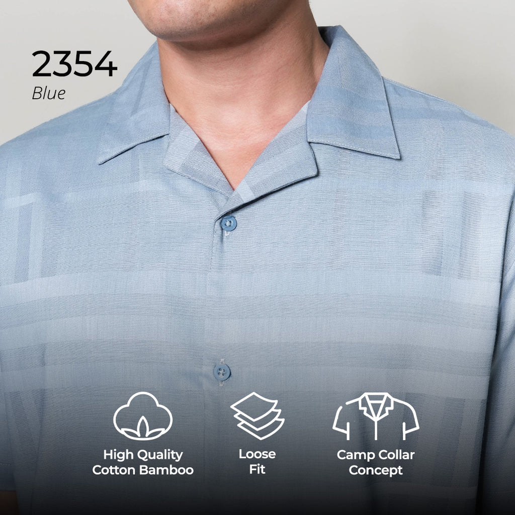 Kemeja Xanlos Lengan Pendek 2354 Grey