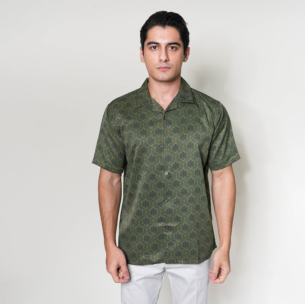 Kemeja Xantif Lengan Pendek 2356 Moss Green