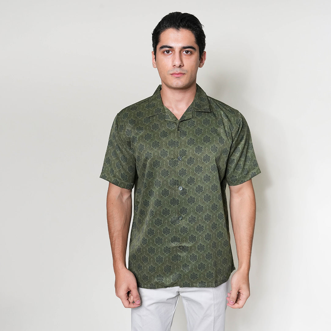 Kemeja Xantif Lengan Pendek 2356 Moss Green