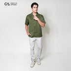 Kemeja Xantif Lengan Pendek 2357 Dark Green