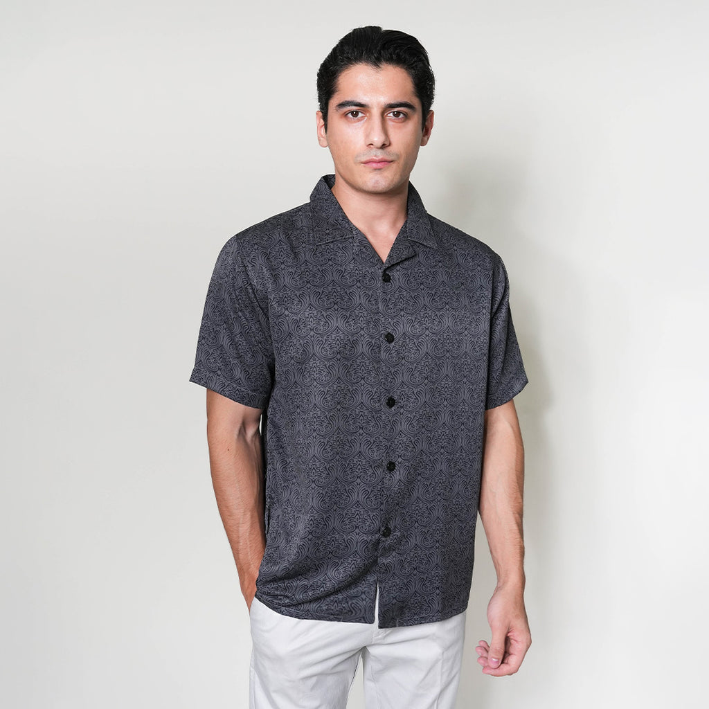 Kemeja Xantif Lengan Pendek 2357 Dark Grey