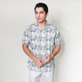 Kemeja Xantif Lengan Pendek 2360 White Green
