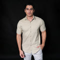 Kemeja Alden Lengan Pendek 2361 Latte