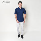 Kemeja Alden Lengan Pendek 2361 Navy