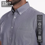 Kemeja Sinclair Lengan Pendek 2367 Blue