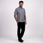Kemeja Sinclair Lengan Pendek 2367 Blue