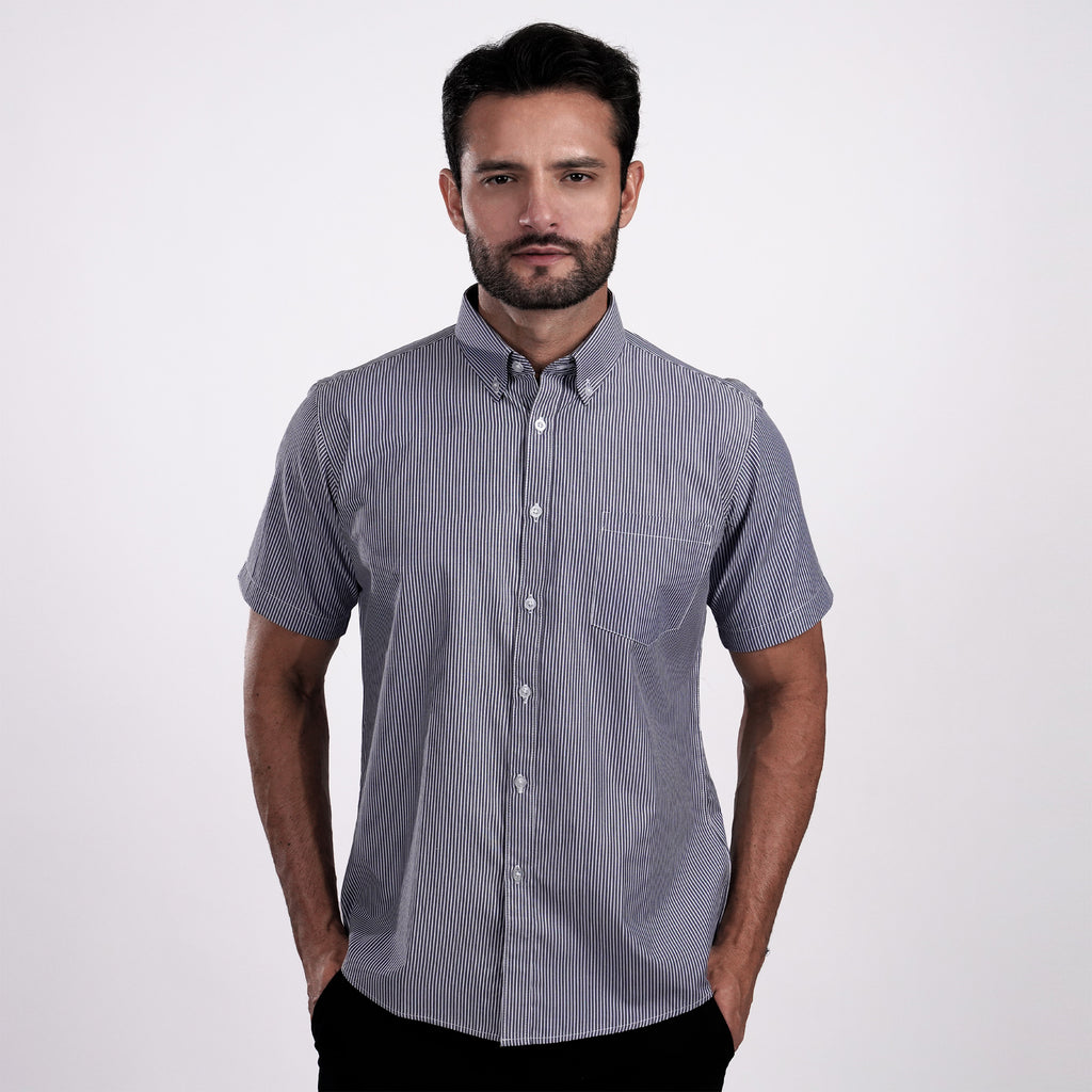 Kemeja Sinclair Lengan Pendek 2367 Blue