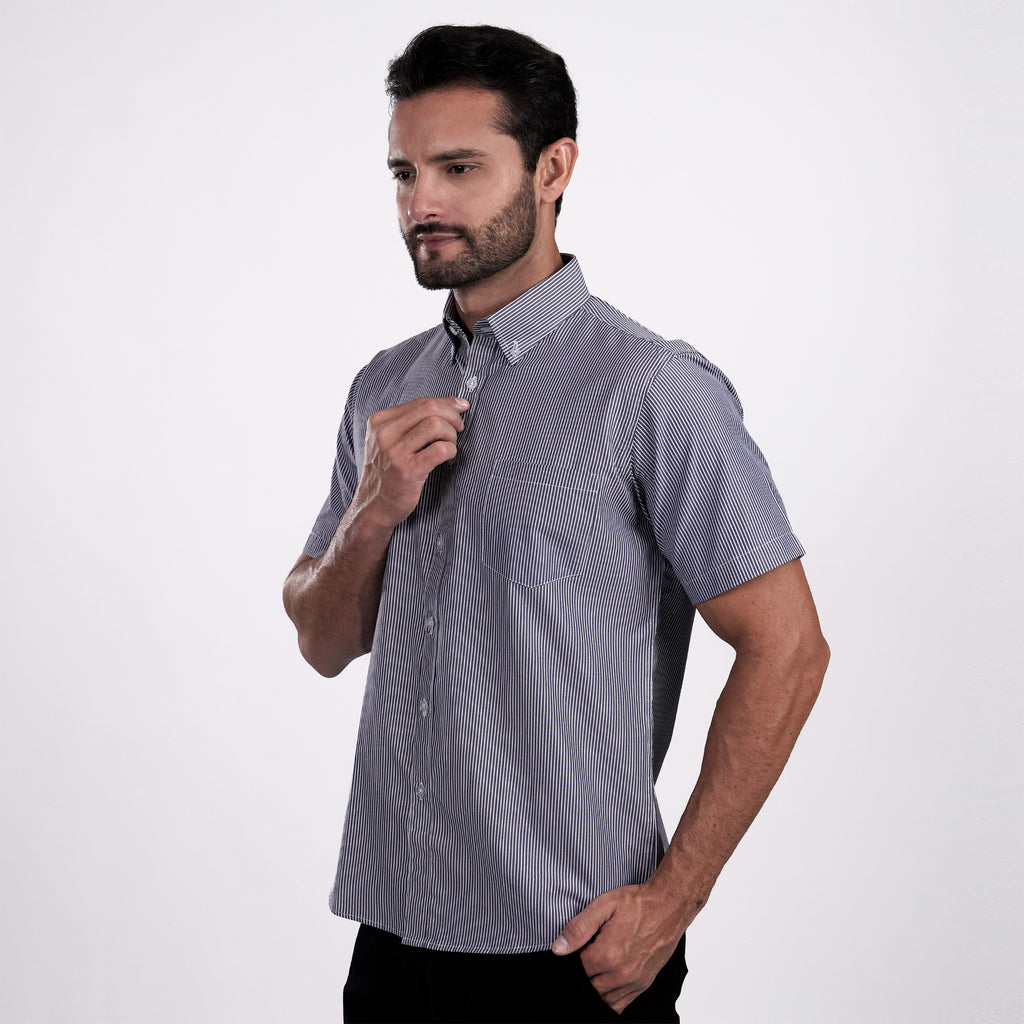 Kemeja Sinclair Lengan Pendek 2367 Blue