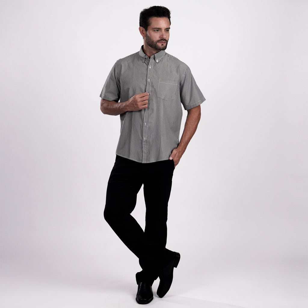 Kemeja Sinclair Lengan Pendek 2367 Grey