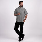 Kemeja Sinclair Lengan Pendek 2367 Grey