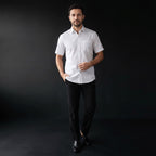 Kemeja Eldric Lengan Pendek 2375 White