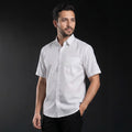 Kemeja Eldric Lengan Pendek 2375 White