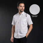 Kemeja Eldric Lengan Pendek 2375 White