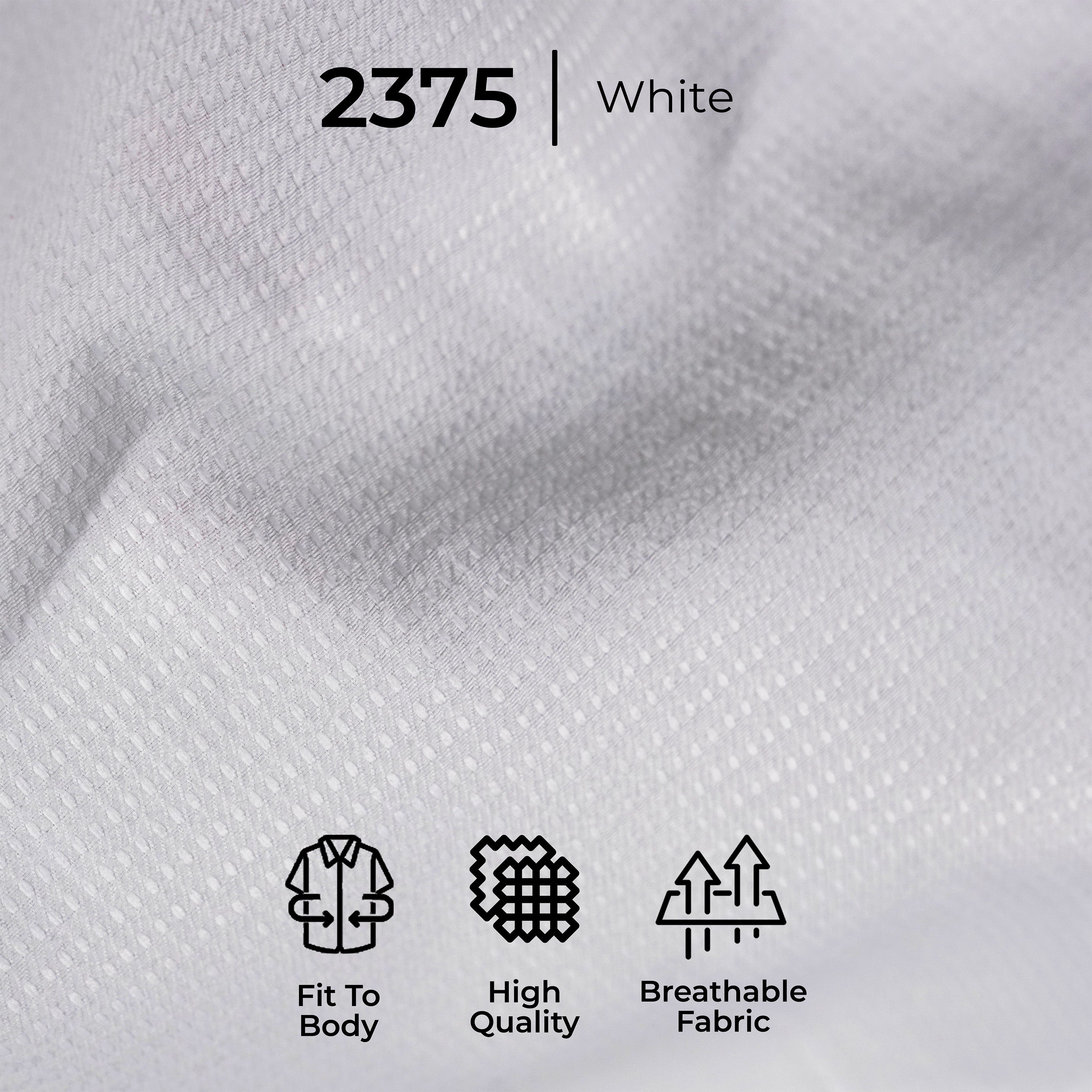 Kemeja Eldric Lengan Pendek 2375 White