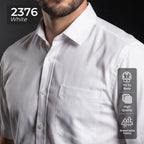 Kemeja Eldric Lengan Pendek 2376 White