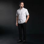 Kemeja Eldric Lengan Pendek 2376 White