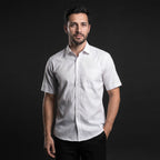 Kemeja Eldric Lengan Pendek 2376 White