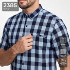 Kemeja Chicago Lengan Pendek 2385 Navy
