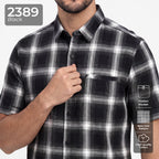 Kemeja Chicago Lengan Pendek 2389 Black