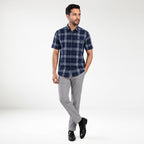Kemeja Chicago Lengan Pendek 2390 Navy