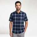 Kemeja Chicago Lengan Pendek 2390 Navy