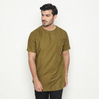 Kurta Umar Solid Lengan Pendek 3003 Army