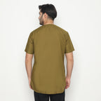 Kurta Umar Solid Lengan Pendek 3003 Army