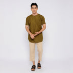 Kurta Umar Solid Lengan Pendek 3003 Army