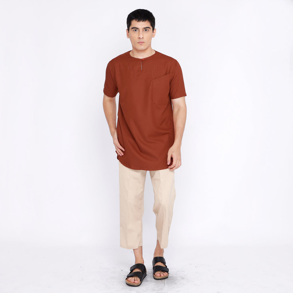 Kurta Umar Solid Lengan Pendek 3003 Monza