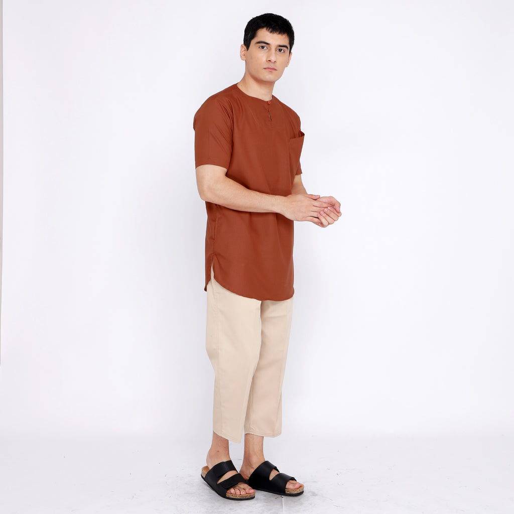 Kurta Umar Solid Lengan Pendek 3003 Monza