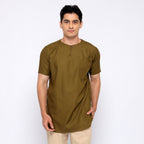 Kurta Umar Solid Lengan Pendek 3003 Army