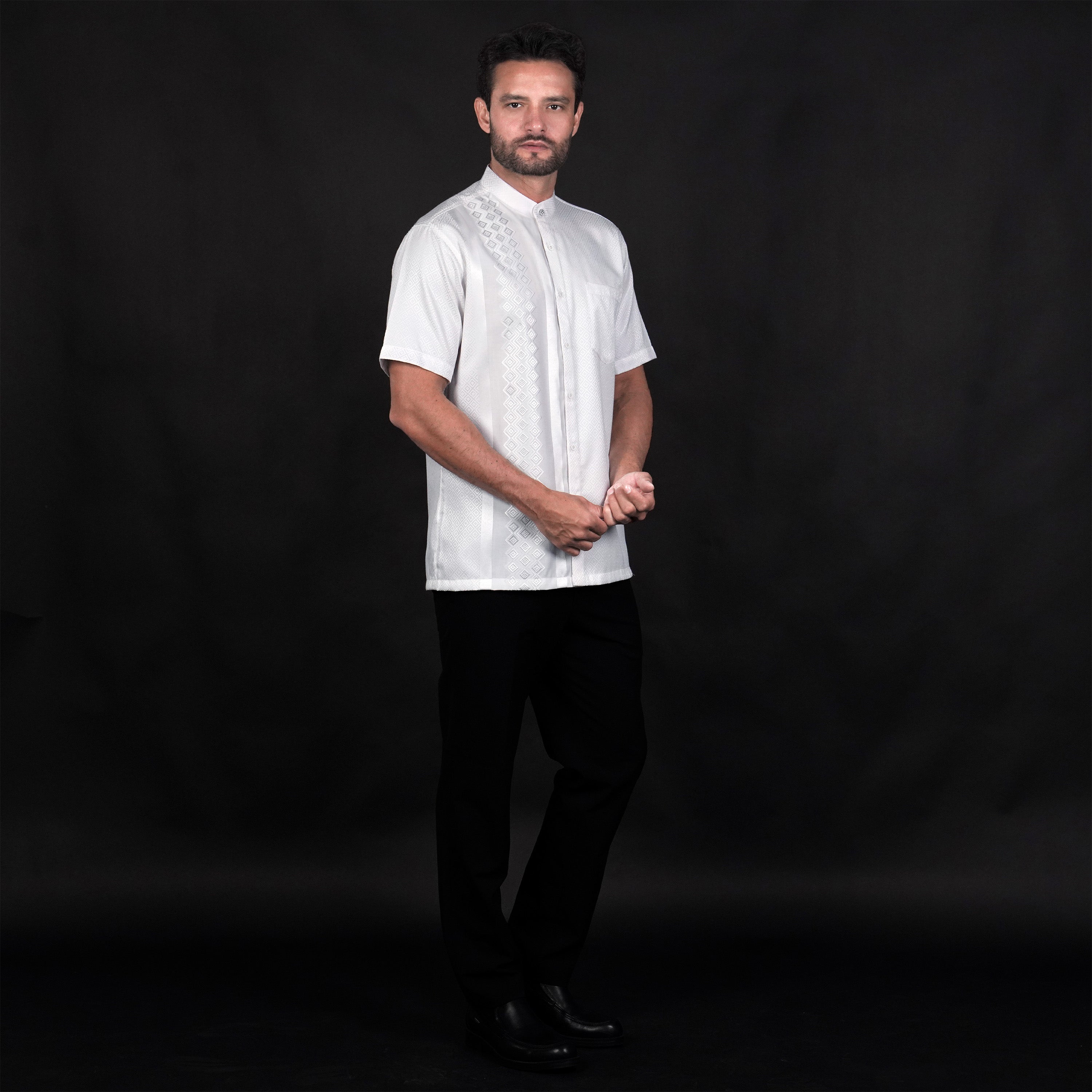 Koko Arabesque Embroidery White Lengan Pendek 4062 White