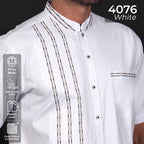 Koko Azhar Lengan Pendek 4076 White