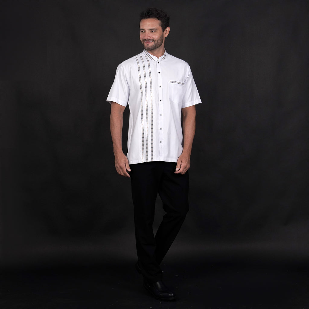 Koko Azhar Lengan Pendek 4076 White