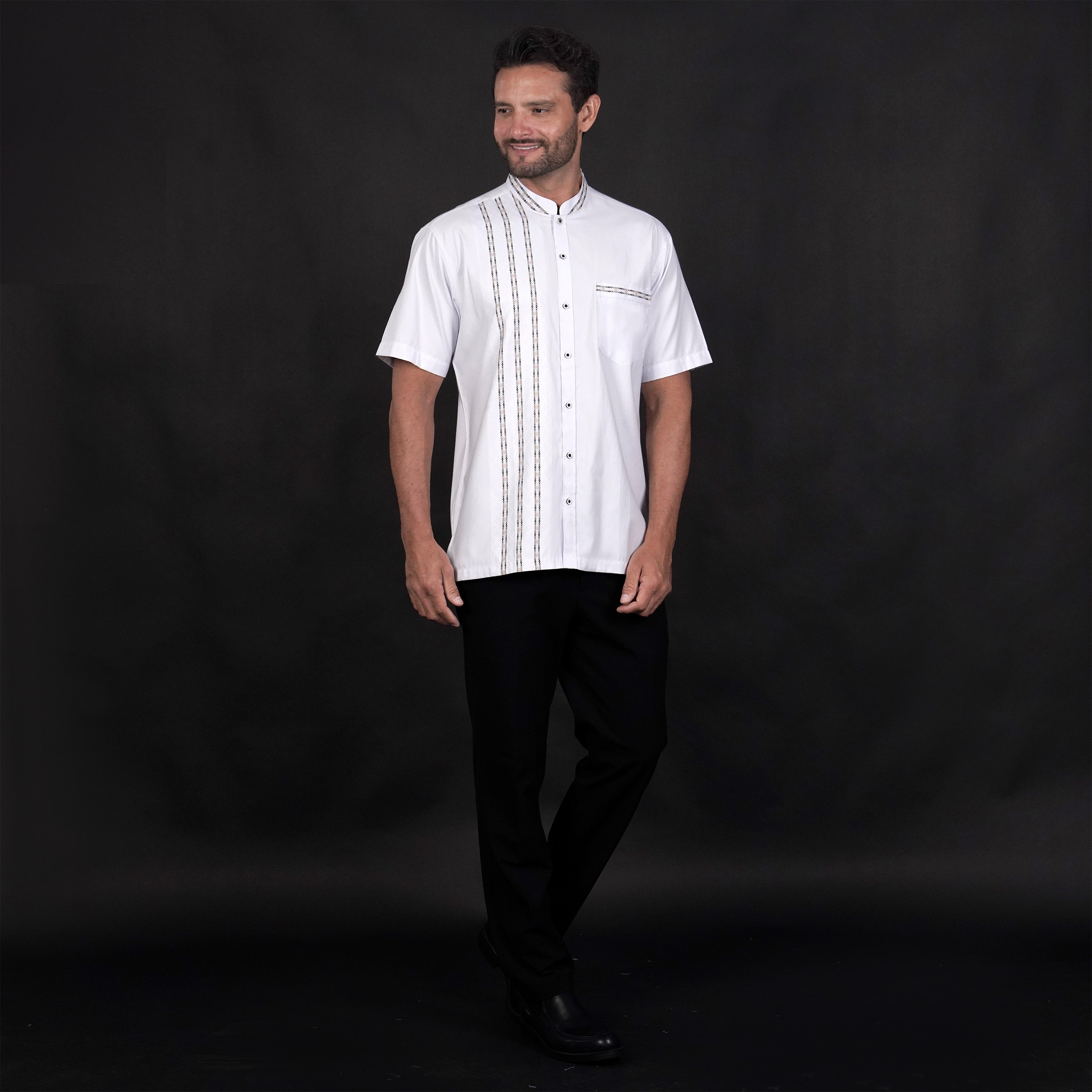 Koko Azhar Lengan Pendek 4076 White