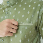 Koko Syam Batik Lengan Pendek 4103 Army