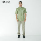 Koko Syam Batik Lengan Pendek 4103 Army