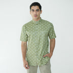 Koko Syam Batik Lengan Pendek 4103 Army