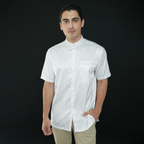 Koko Syam Batik Lengan Pendek 4103 White
