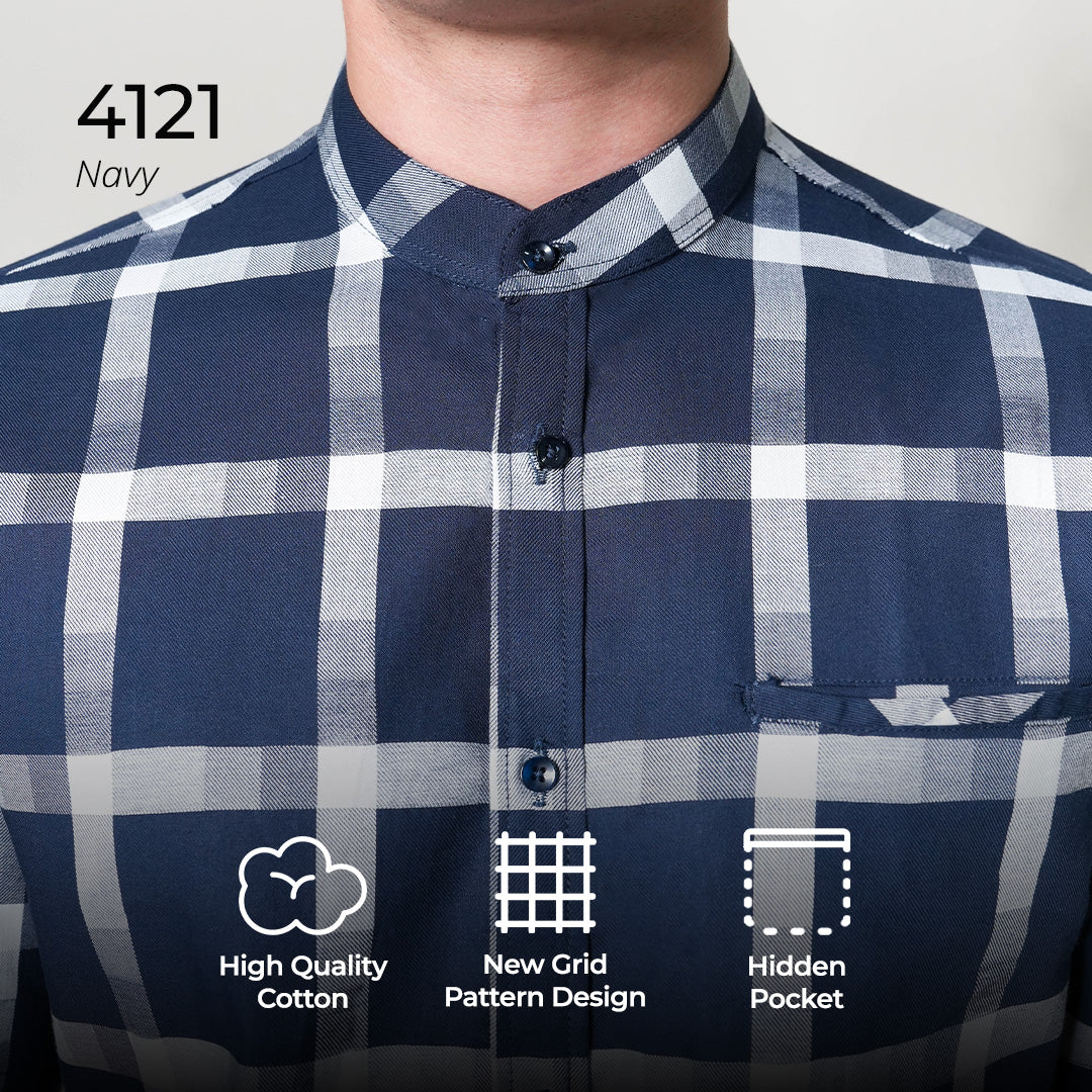 Koko Izzan Lengan Pendek 4121 Navy
